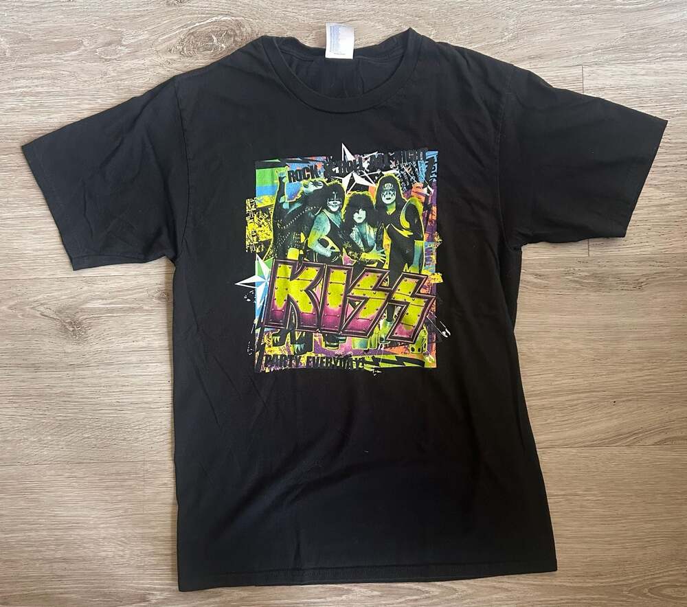KISS 'Rock & Roll All Nite Party Everyday' Graphic Band T-Shirt